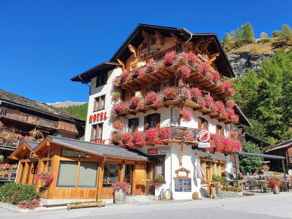Hôtel Dents de Veisivi Haudères Buitenkant foto